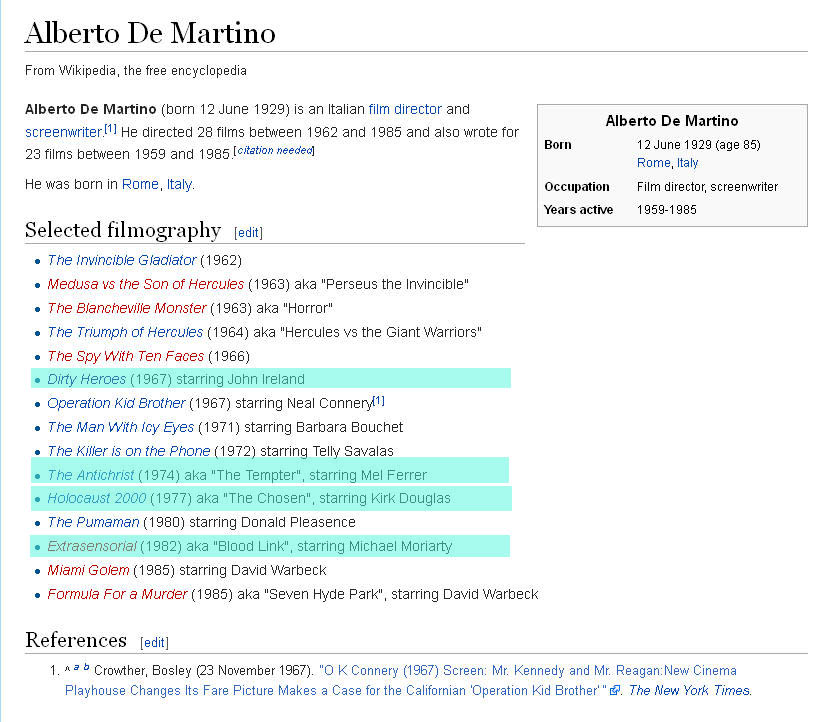  ·ŵ/ Alberto De Martino