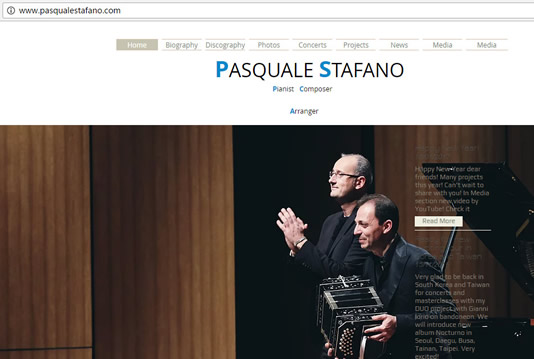 Pasquale Stafano and Pianist Composer Arranger